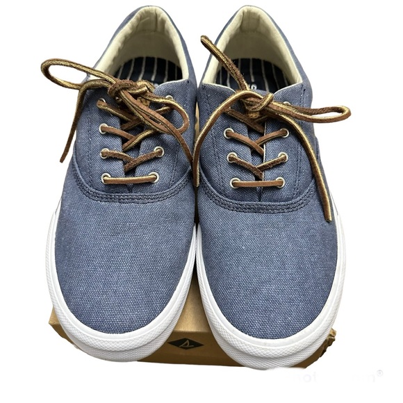 SPERRY MEN’S CANVAS SNEAKER | BLUE | SZ 8.5 | - Picture 1 of 10